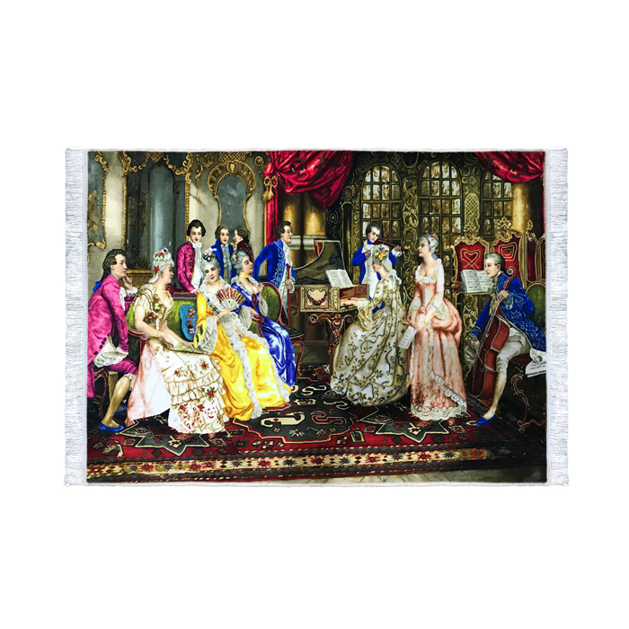 تابلو فرش طرح فرانسوی کد 174