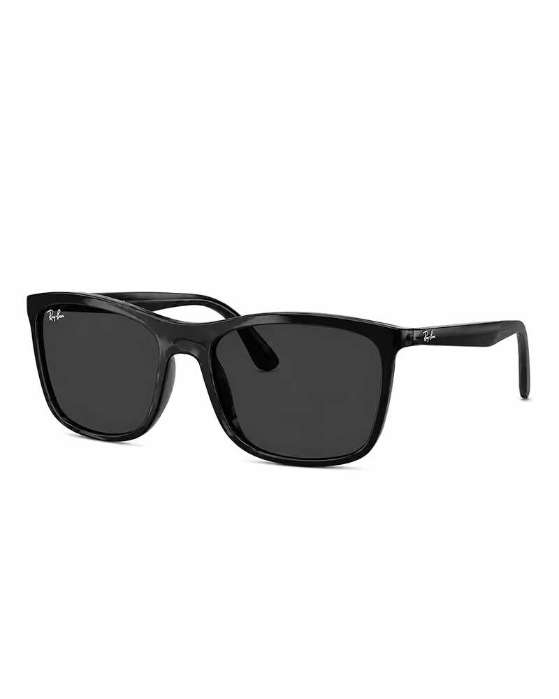 عینک آفتابی اسپرت   ریبن مدل RayBan RB4412 - فریم مشکی عدسی مشکی