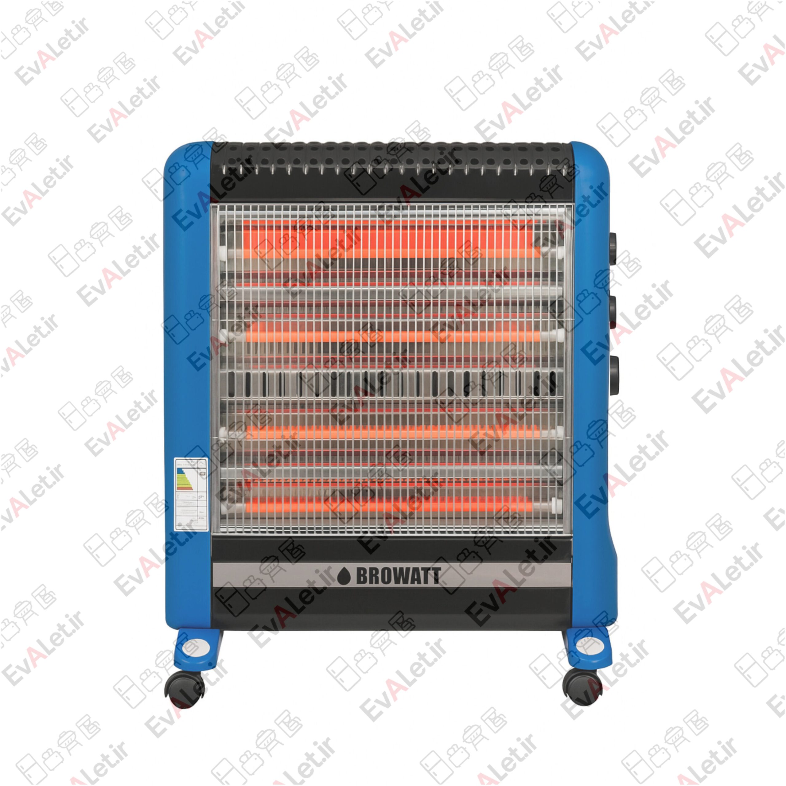 بخاری برقی بروات مدل Br_2400 - آبی