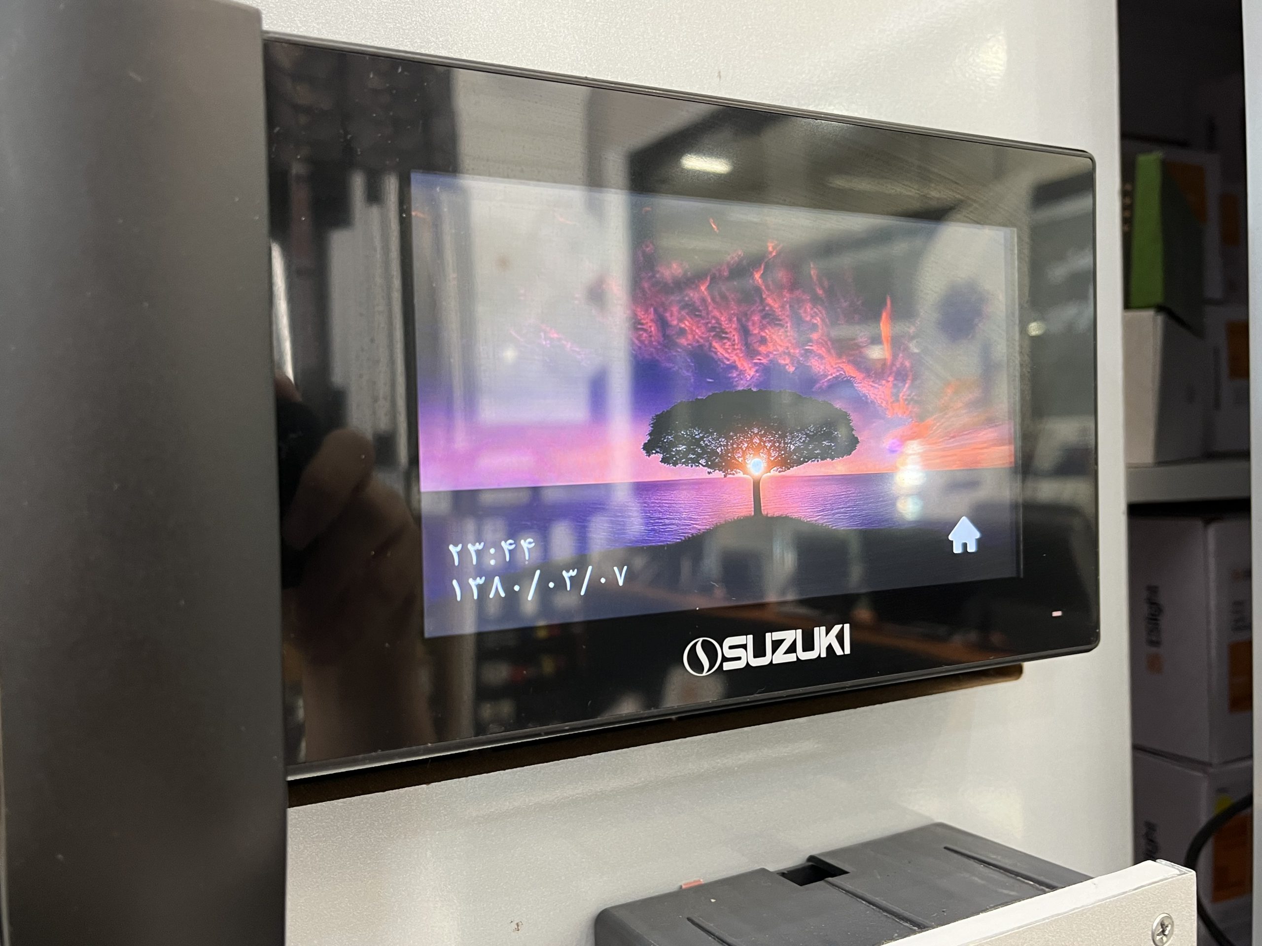 آیفون تصویری سوزوکی مدل720m vivo مشکی  صفحه تمام لمسی
