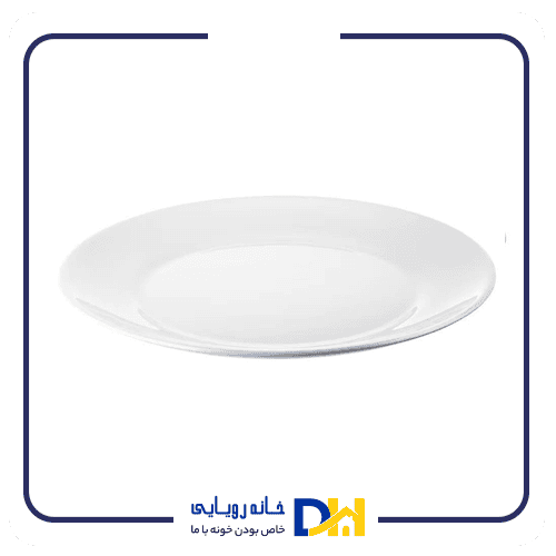بشقاب سفید تکی ایکیا  OFTAST