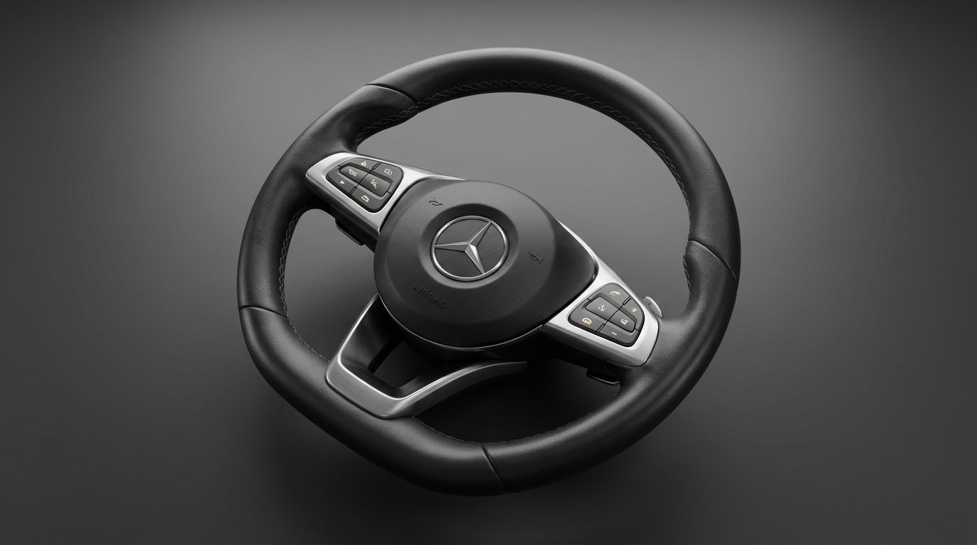 غربیلک فرمان بنز سی کلاس ،ای کلاس /Mercedes-Benz C-Class E-Class Steering Wheel
