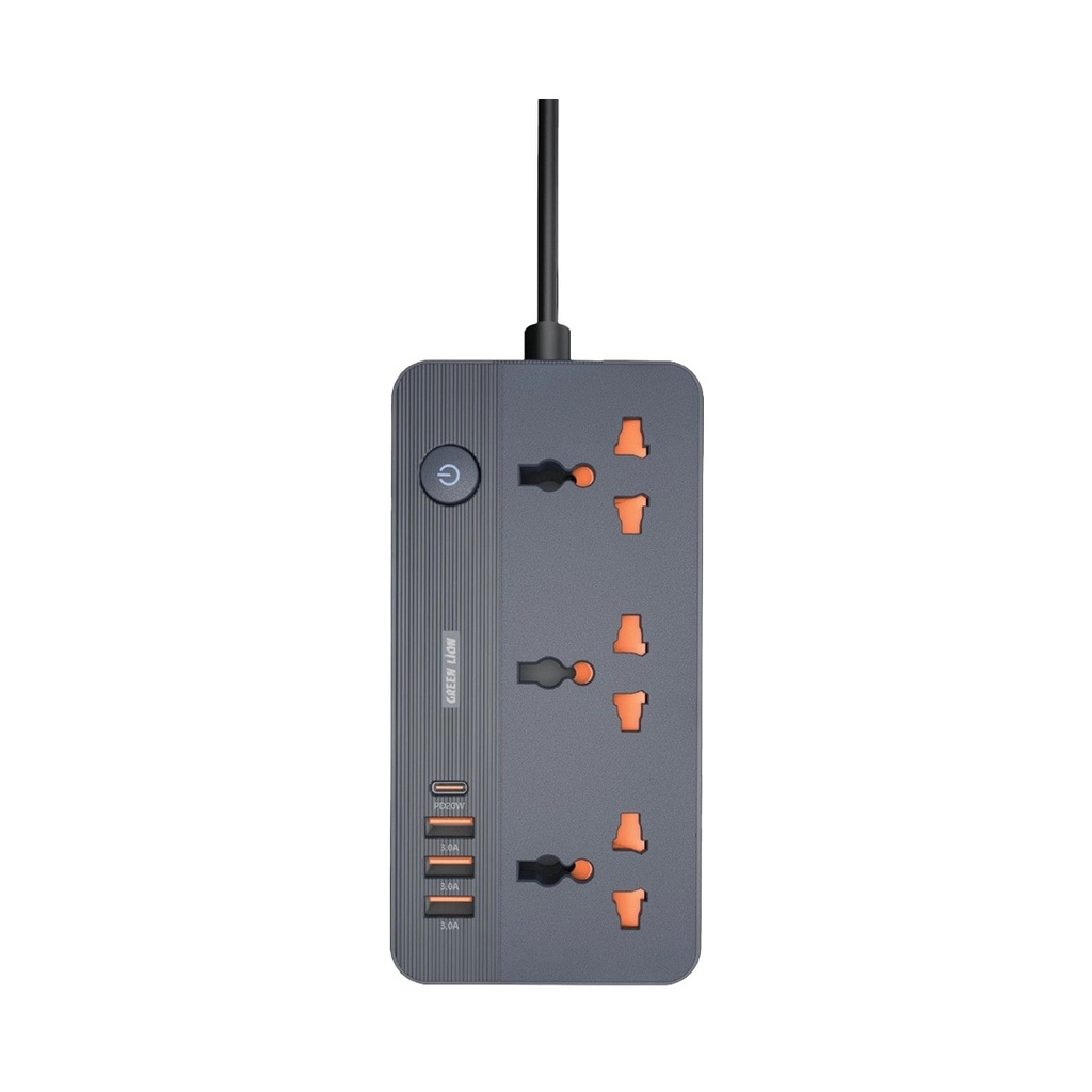 چندراهی هوشمند و شارژر گرین لاین Green Lion GS-200 Power Socket 2500W