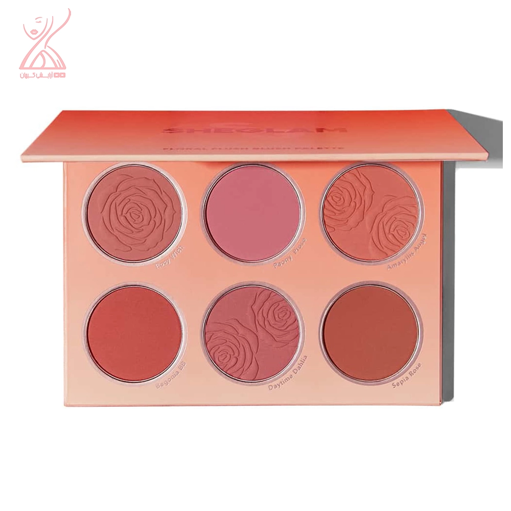 پالت رژگونه شیگلم Sheglam Floral Flush