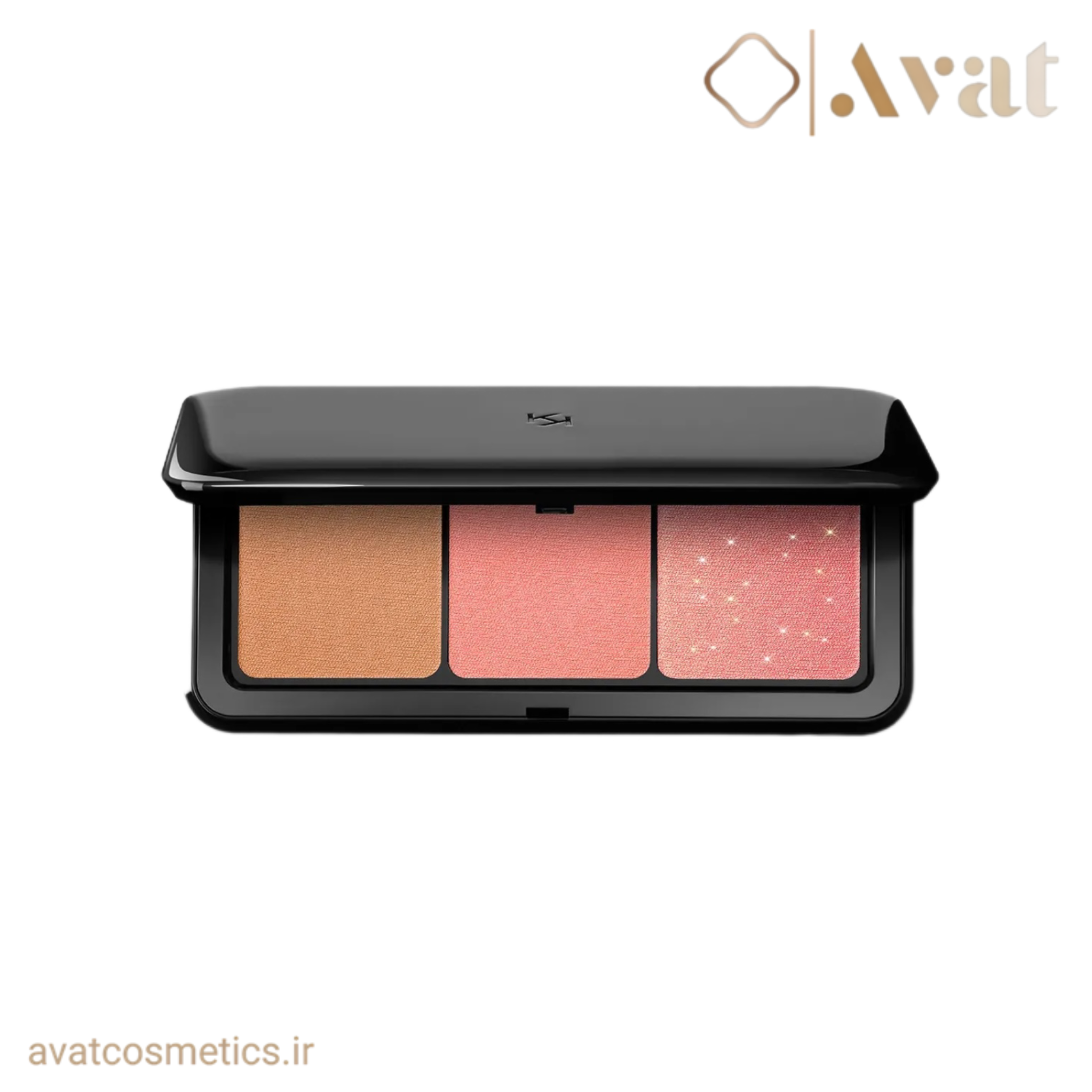 پالت رژگونه و برنزر کیکو | KIKO MILANO Multi Finish Trio Blush & Bronzer Palette