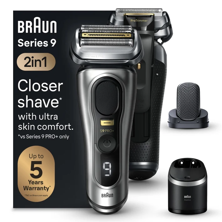 صورت تراش براون سری 9 مدل BRAUN Pro+ 9597cc