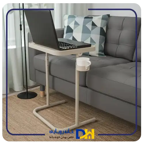 میز پایه دار لب تاپ بژ ایکیا BJÖRKÄSEN