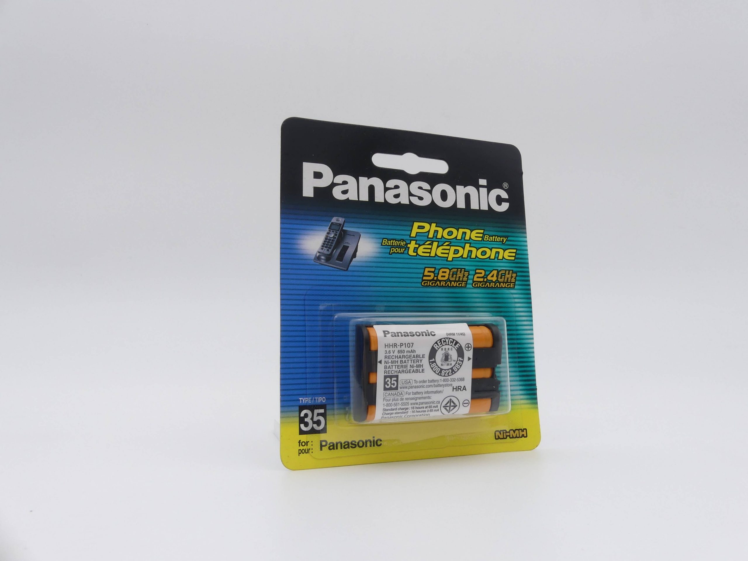 باتری کتابی HHR-P107A/1B پاناسونیک | آژند سرویس