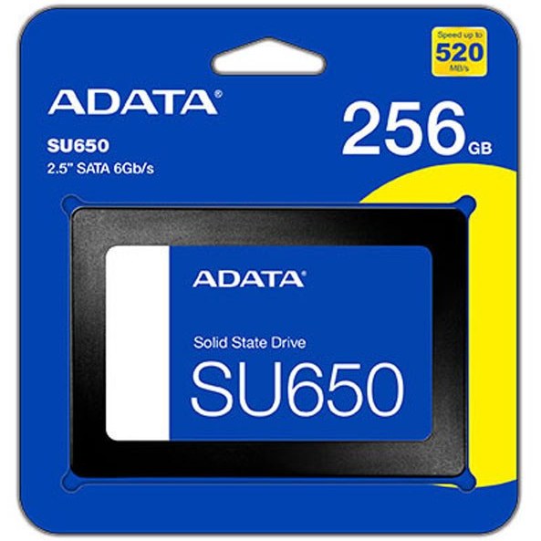 حافظه اس اس دی اینترنال ای دیتا مدل SU650 ظرفیت 256 گیگابایت