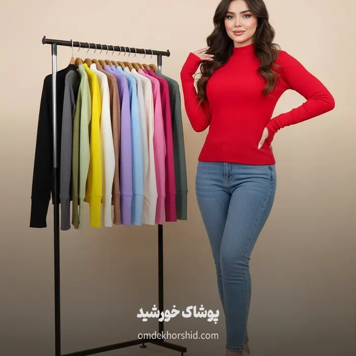 بلوز یقه ۳سانت فینگری