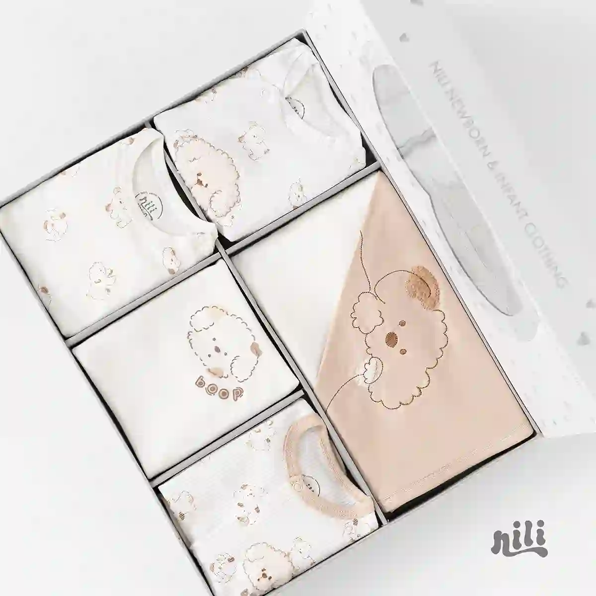 ست بیمارستانی 13 تیکه نیلی طرح هاپو