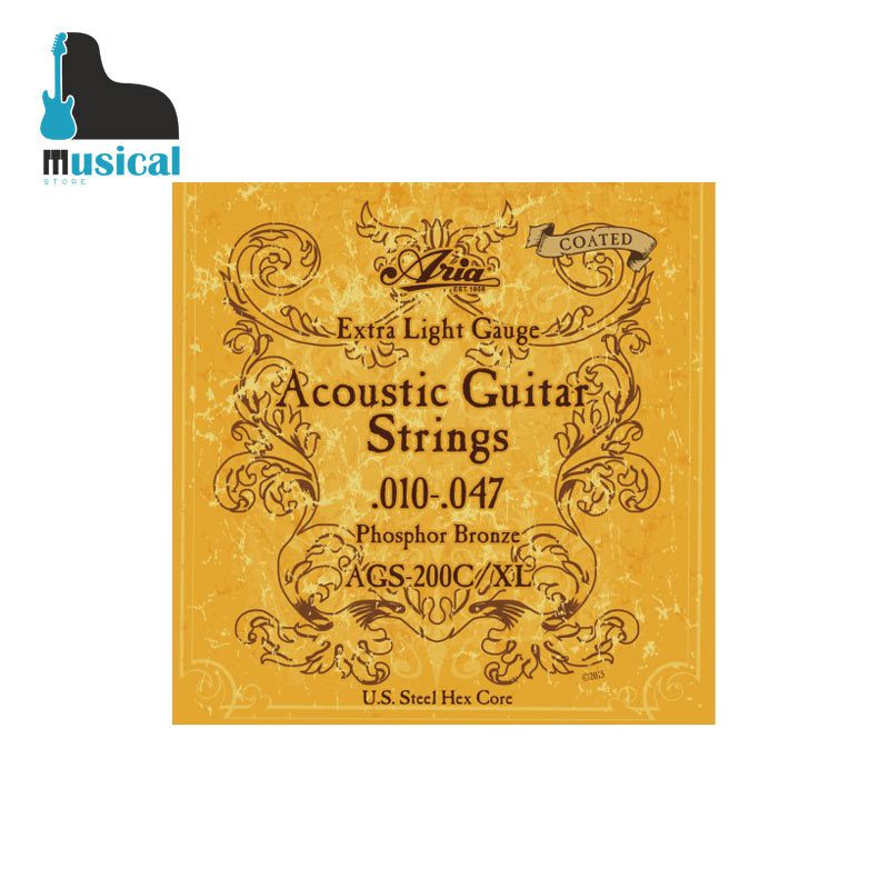 سیم گیتار آکوستیک Aria-AGS-200C/XL
