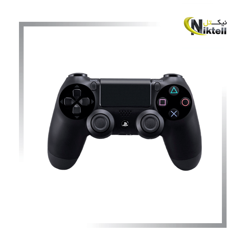 دسته بازی بی‌سیم سونی Sony مدل DualShock 4 مناسب PS4 رنگ مشکی مات