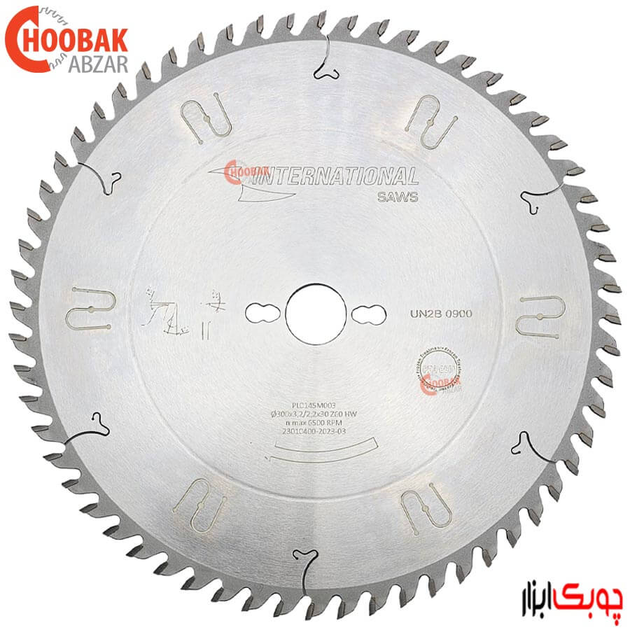 تیغ اره الماس چوب بر 300*60 اینترنشنال کد UN2B0900