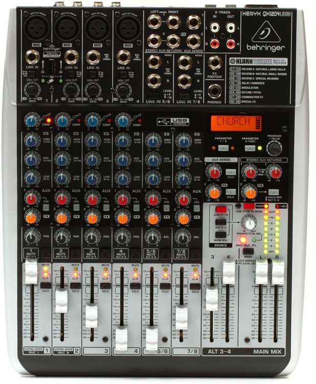 میکسر Behringer Xenyx QX1204USB