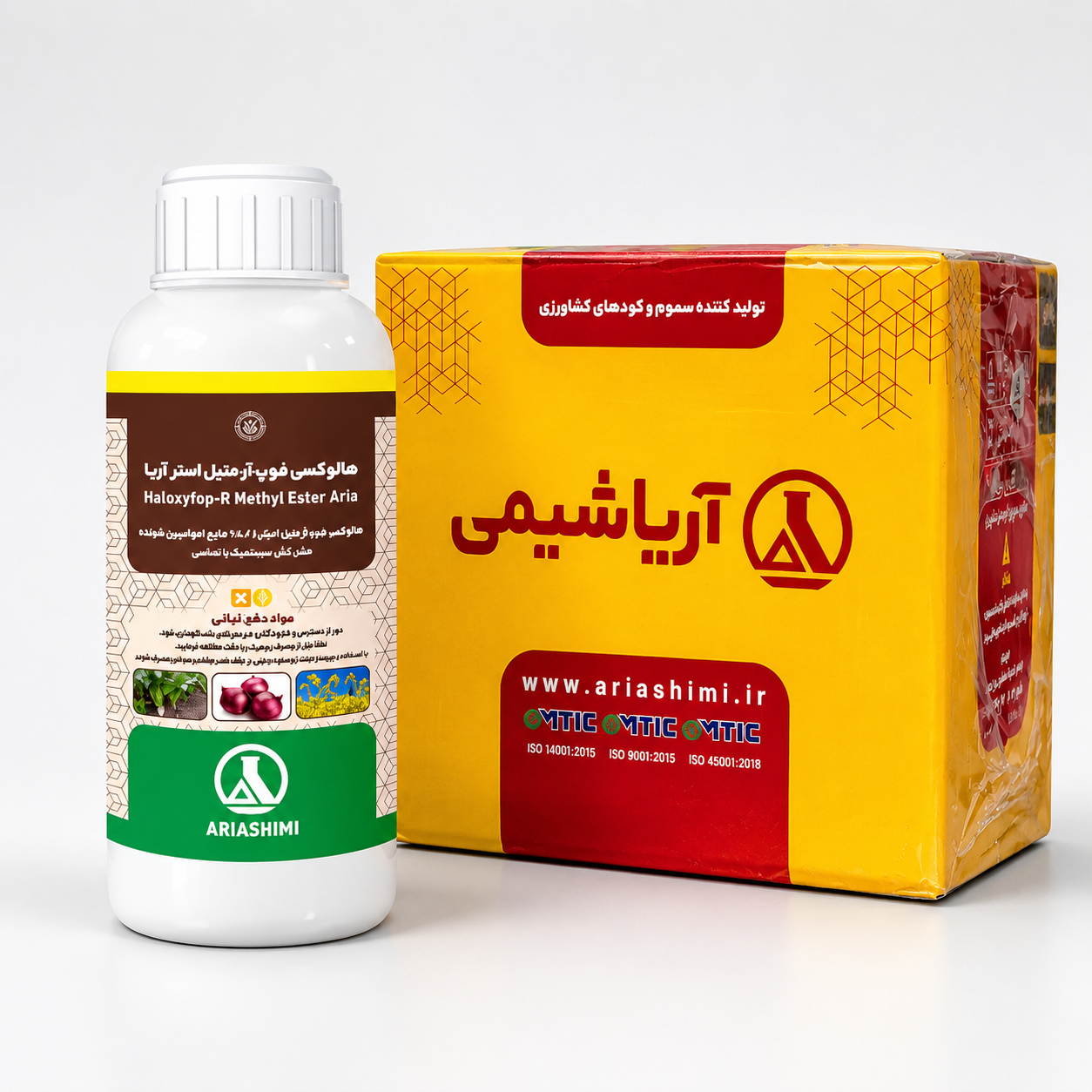 علف کش گالانت سوپر (هالوکسی فوپ آر متیل استر ۱۰.۸٪ EC) آریاشیمی – بطری نیم لیتری (فروش عمده – کارتن ۲۴ عددی)