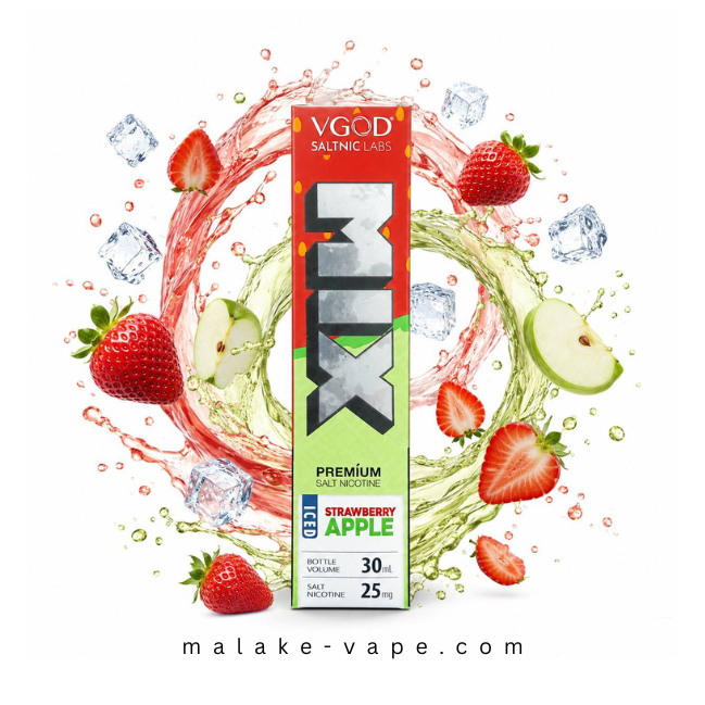 سالت توت فرنگی سیب یخ ویگاد salt strawberry apple ice