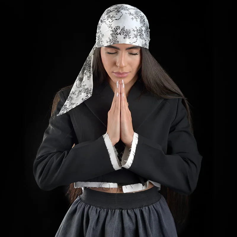 Silky code scarf(japanese mood)