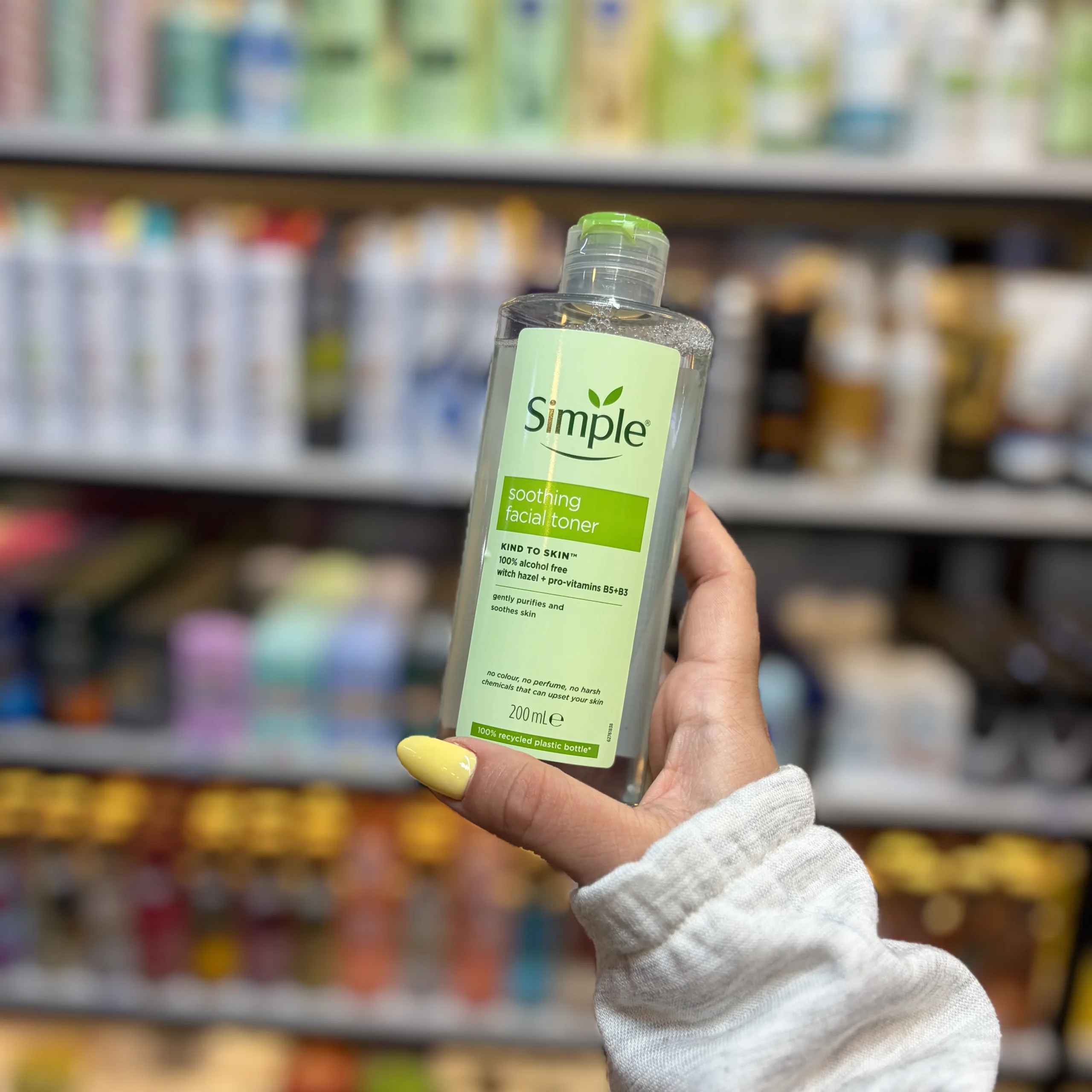 تونر صورت سیمپل مدل Soothing Facial Toner