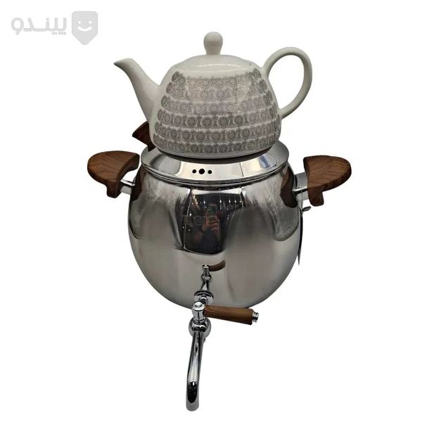 کتری و قوری شیردار قیطاسی مدل 9065