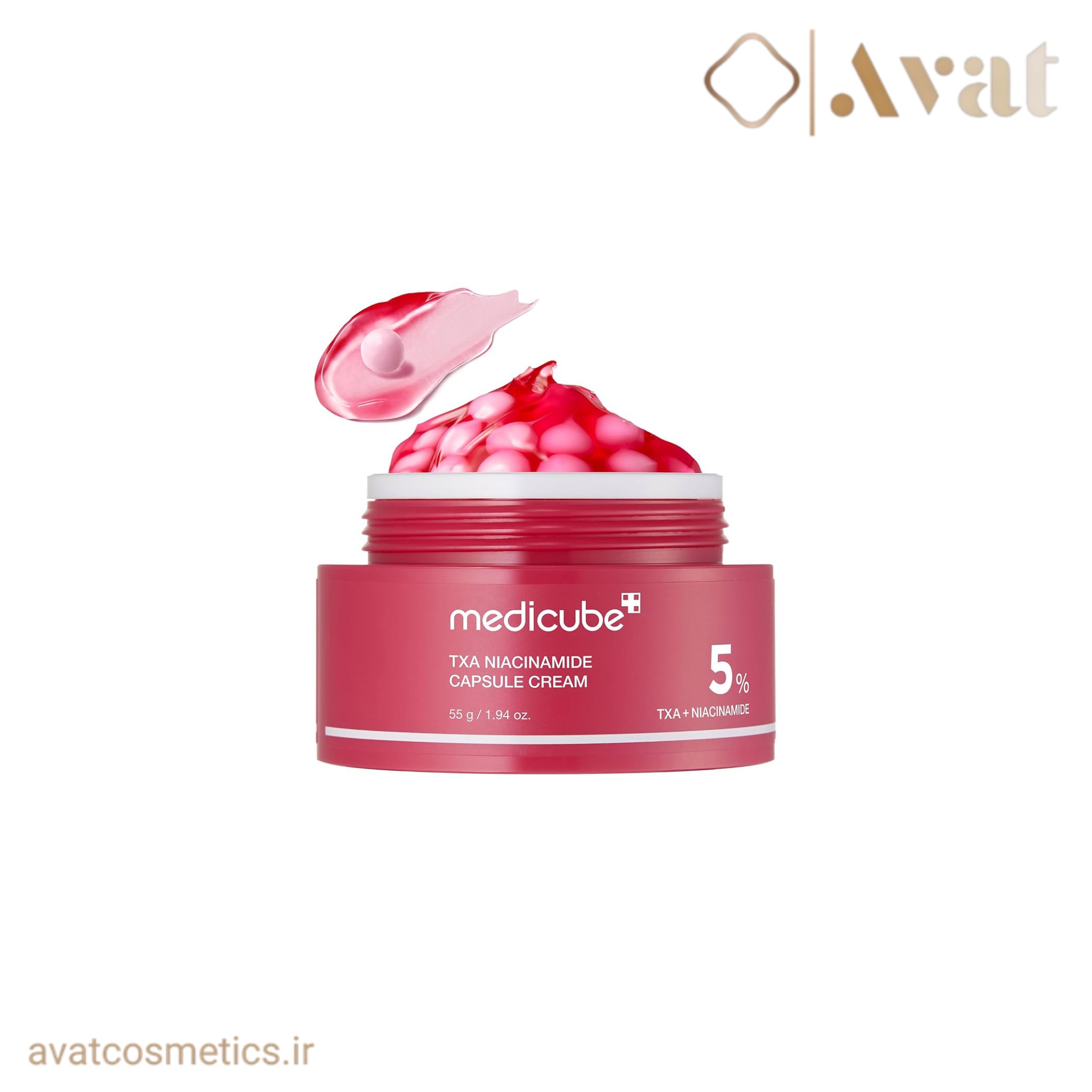 کرم کپسولی ترانگزامیک اسید و نیاسینامید مدیکیوب | MEDICUBE TXA Niacinsmide Capsule Cream