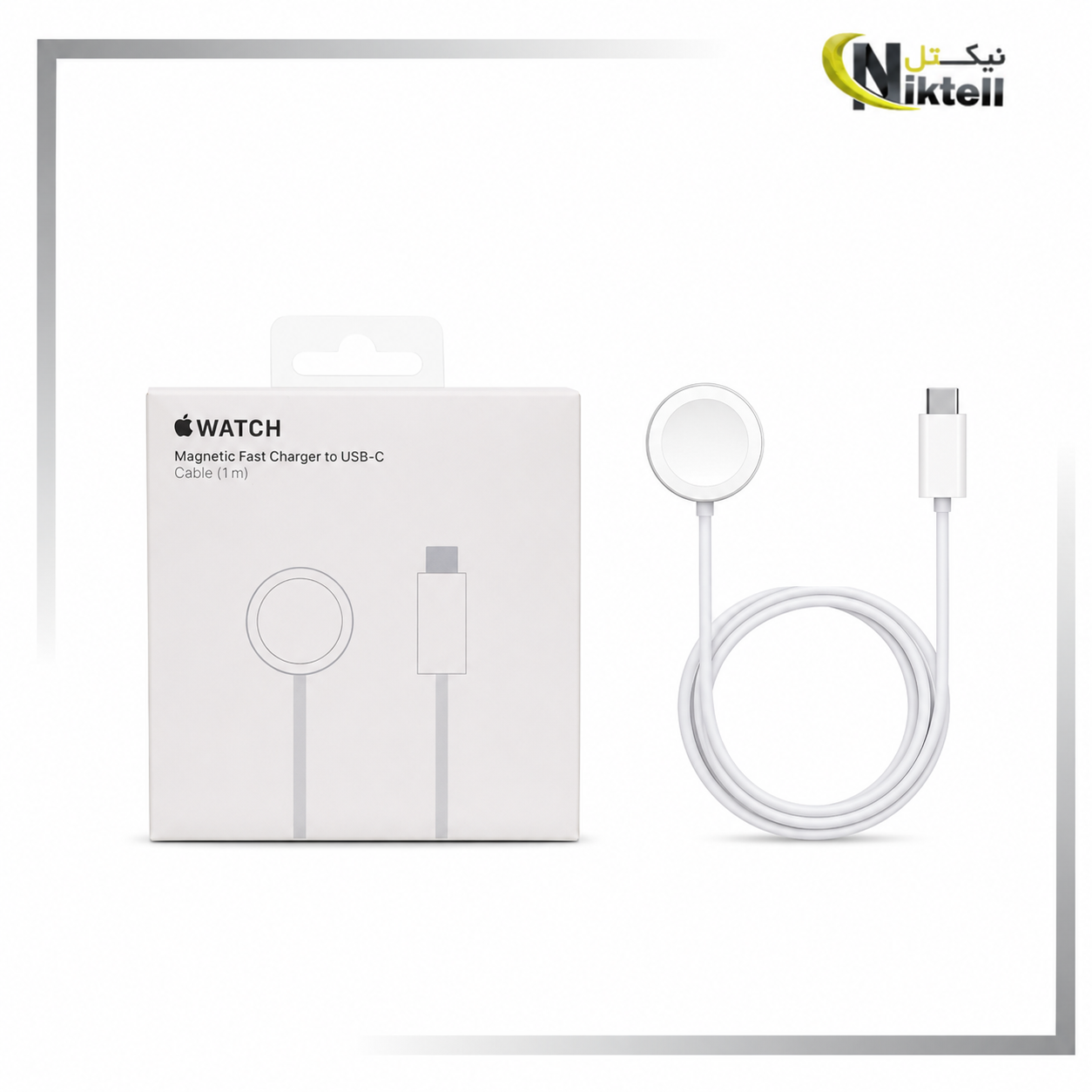 کابل شارژ مغناطیسی تایپ C اپل واچ Apple Watch اصلی طول