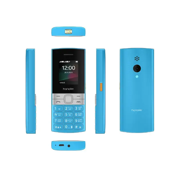 گوشی موبایل هانوفر مدل 150D (2023) حافظه 32 مگابایت - فیروزه ای