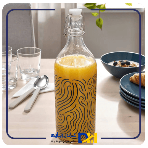 بطری طرحدار کورکن ایکیا