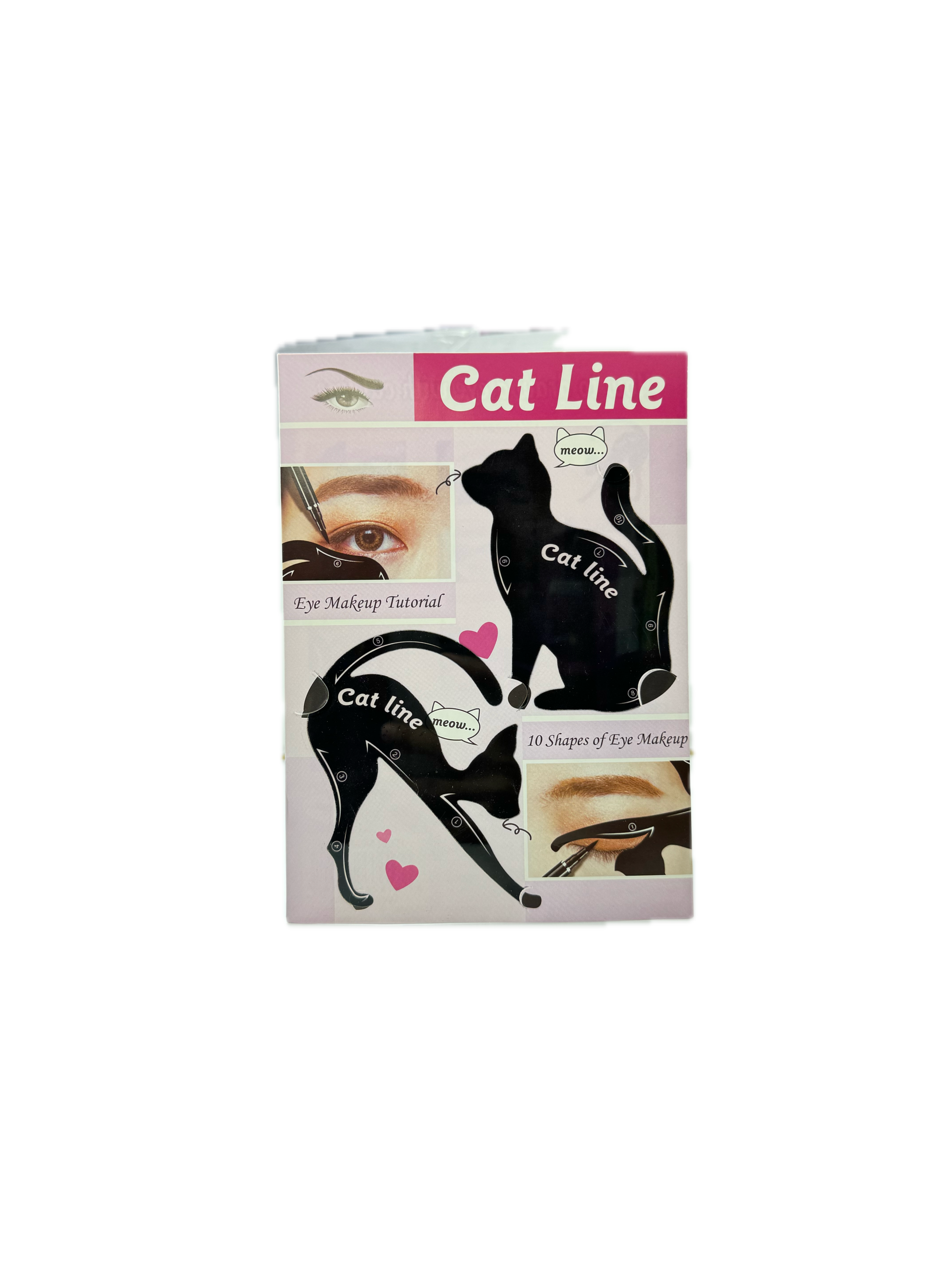 شابلون خط چشم مدل cat line