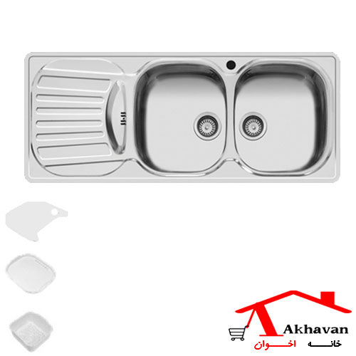 سینک ظرفشویی توکار کد 19 اخوان