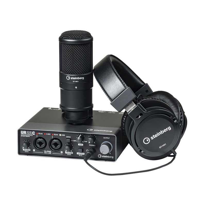 پکیج استودیویی Steinberg UR22C Recording Pack