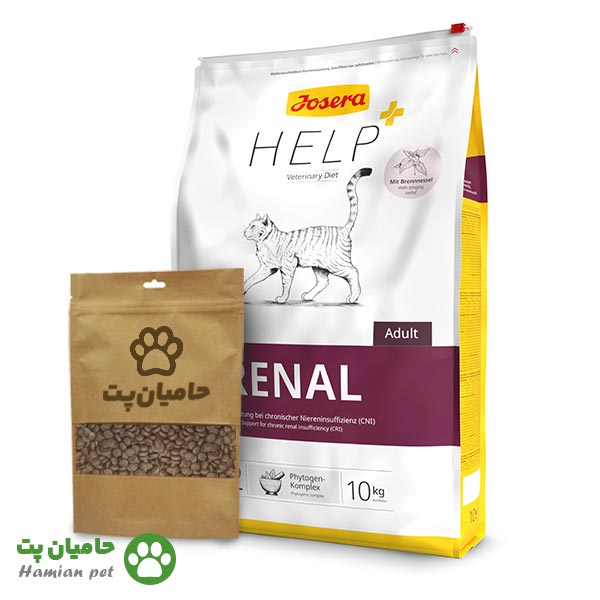 غذای گربه جوسرا رنال(Renal) فله در بسته بندی زیپ کیپ