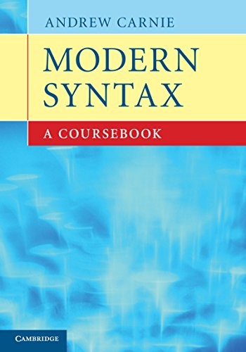 Modern Syntax A Coursebook