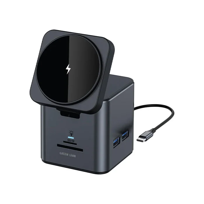 هاب ایستگاه شارژ 9 در 1 گرین لاین Green Lion 9 IN 1 HUB DOCKING STATION