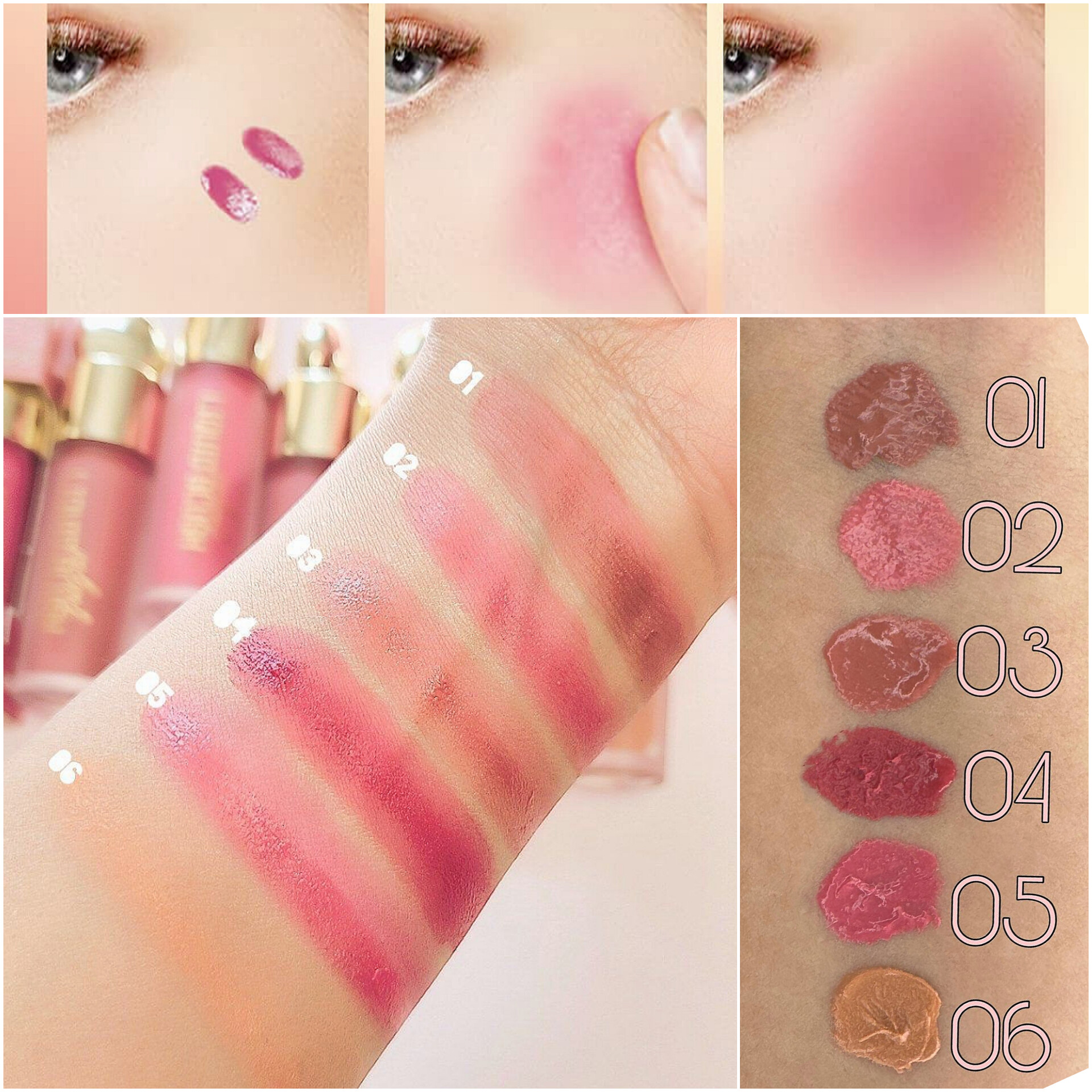 رژگونه مایع مخملی کیس بیوتی 7میل Kissbeauty Velvet Liquid Blush - شماره5