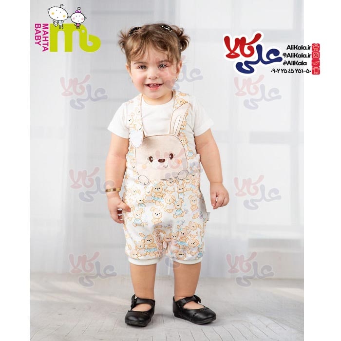 2 تکه مهتا بیبی طرح خرگوش کد 1016