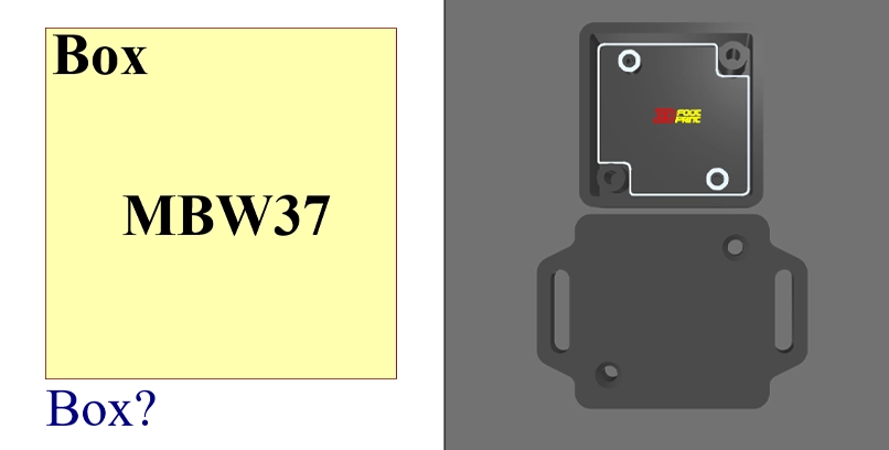 فوت پرینت 3بعدی باکس MBW37