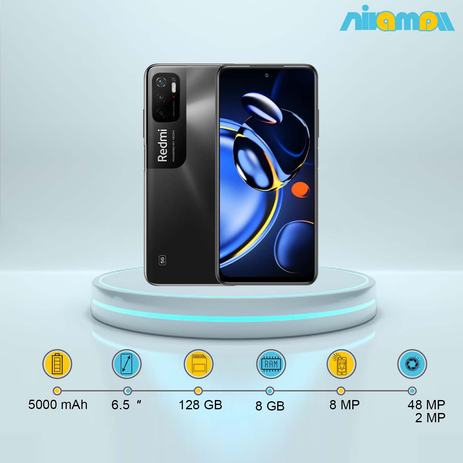 گوشی موبایل شیائومی مدل Redmi Note 11SE 5G دوسیم کارت ظرفیت 128 گیگابایت و رم 8 گیگابایت