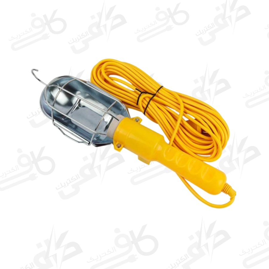 چراغ دوره گرد 5 متری لامپ خور - چراغ سیار کارگاهی مکانیکی و کمپی