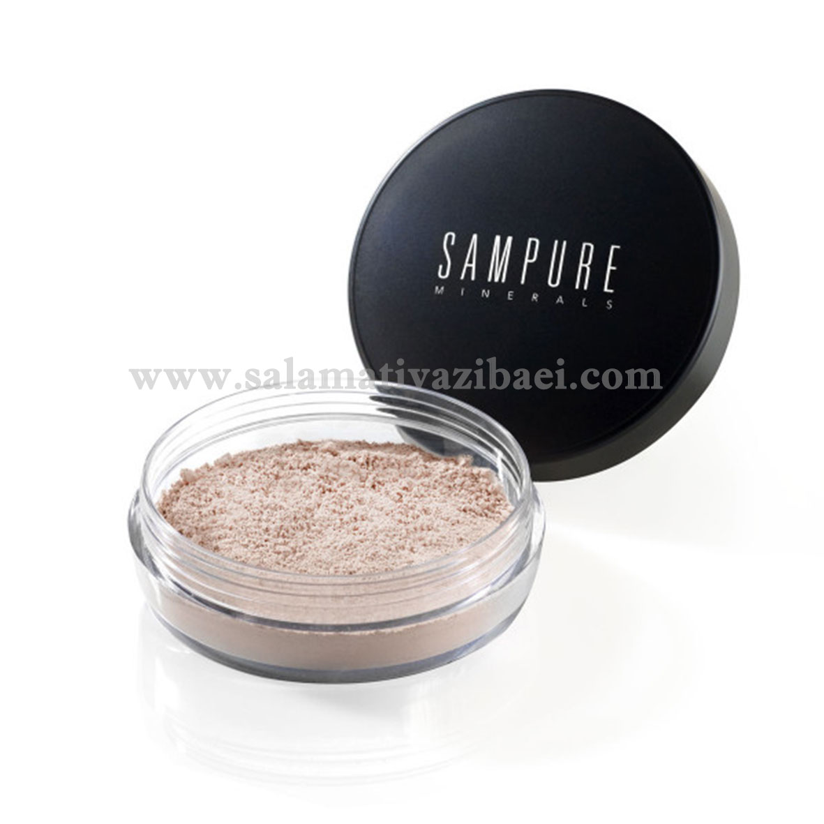 کرم پودر ارگانیک مینرال چند کاره پودری سمپیور انگلستان مدل لایت بژ-SAMPURE شماره 135
