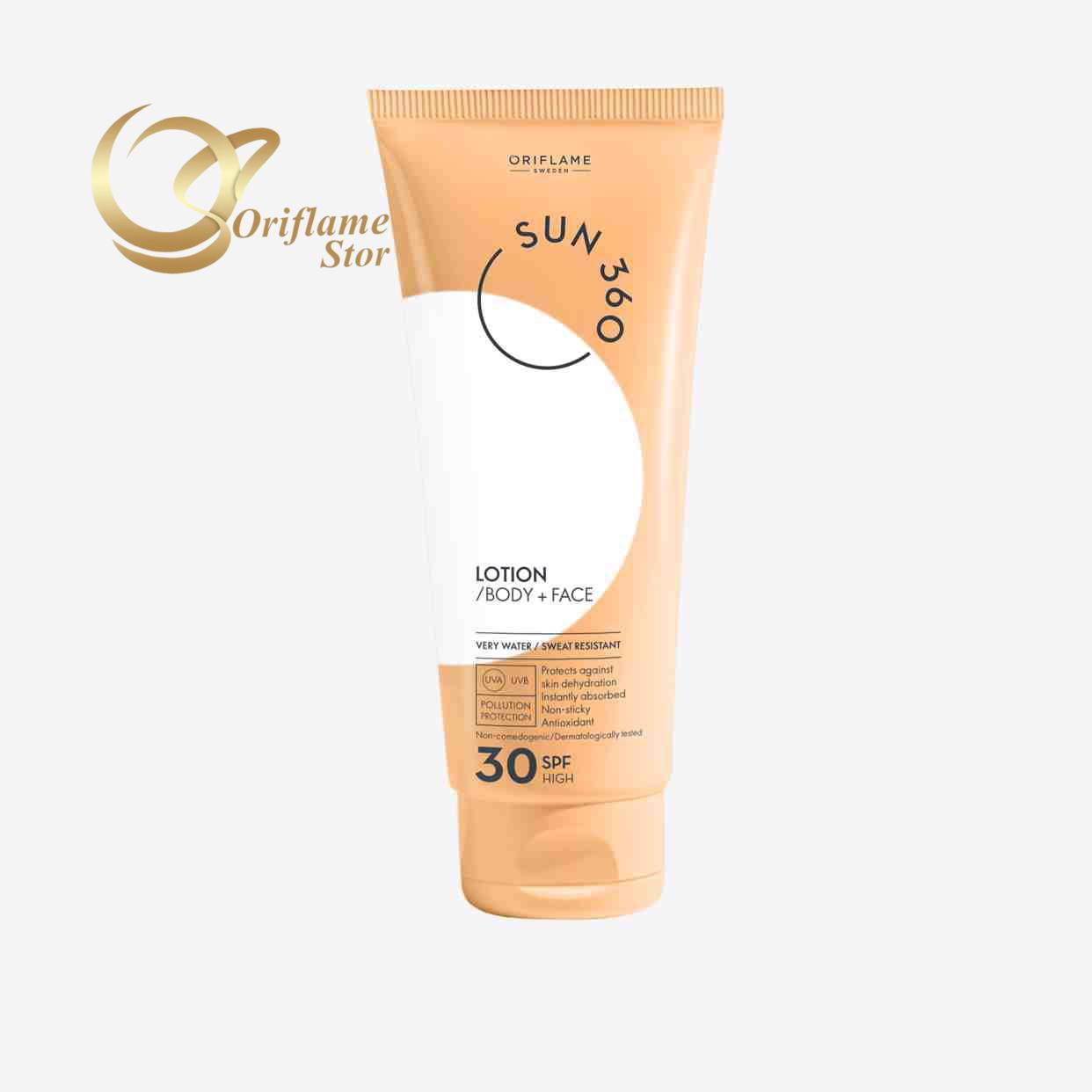 ضدآفتاب صورت و بدن سان 360 - SPF30 (کد 34890)