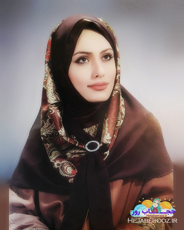 مقنعه مجلسی مدل بیتا طرح بوته جقه