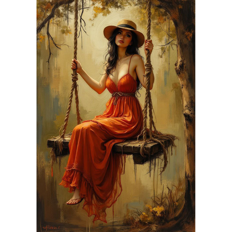 تابلو نقاشی الماسی بزرگسال کد 0014