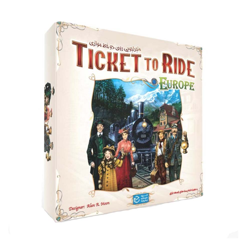 بازی تیکت تو راید اروپا (Ticket to Ride: Europe) | مدل چارپایه