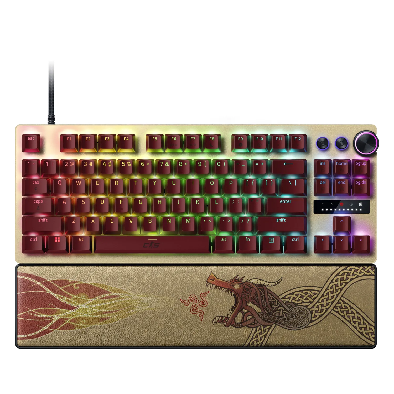 کیبورد ریزر RAZER Huntsman V3 PRO TKL CS2 EDITION