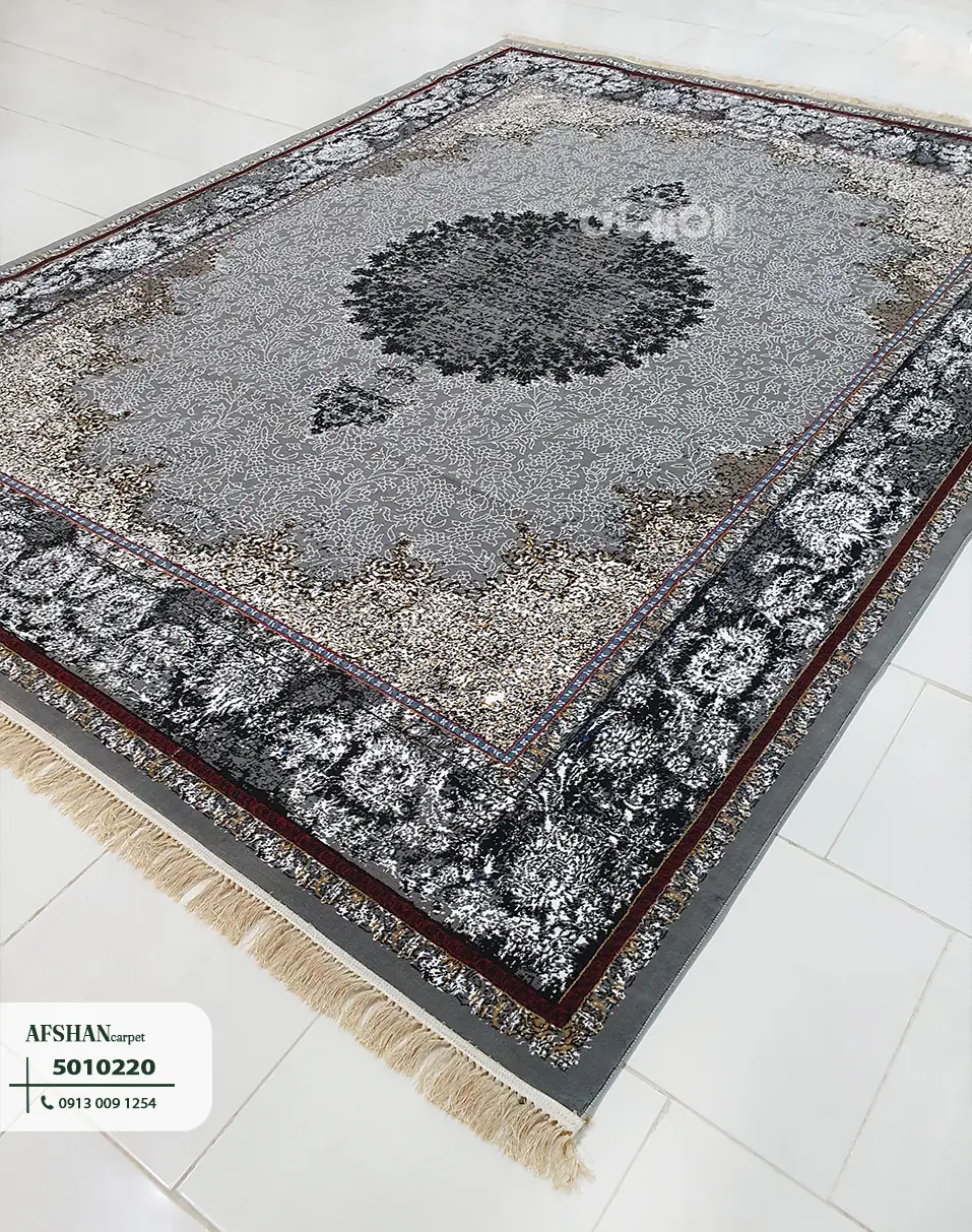فرش بی سی اف طرح دلوان 500 شانه تراکم 1000 - فرش صادراتی