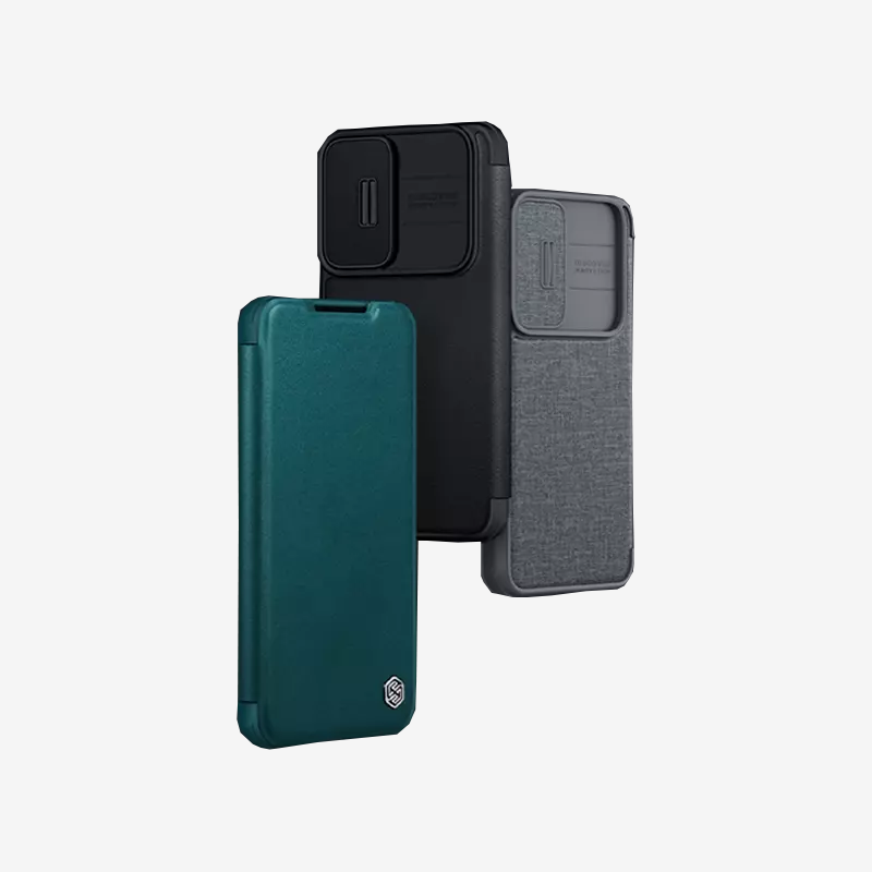 قاب چرمی و پارچه ای Nillkin Qin Pro برای Samsung Galaxy S23