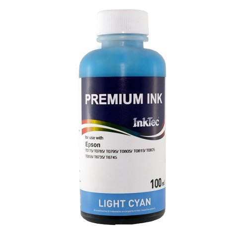 جوهر 100ml اینکتک آبی روشن اپسون Inktec 100ml ink Light Cyan Epson