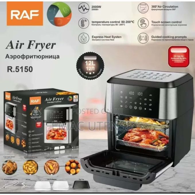 سرخکن بدون روغن 12 لیتری 2000 وات راف مدل R5150