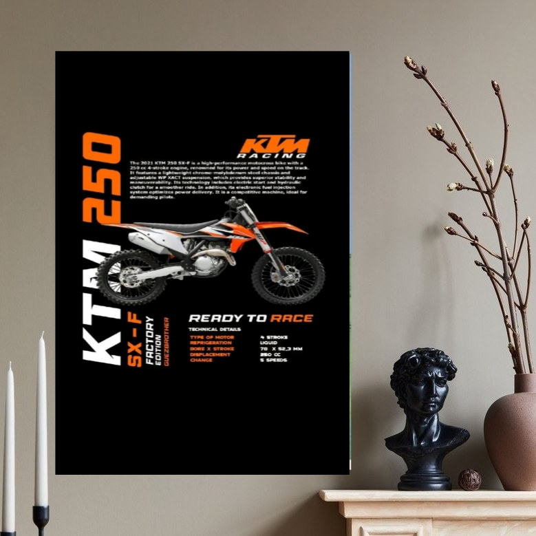 تابلو شاسی موتور Ktm 250 ccکد ۷۲د
